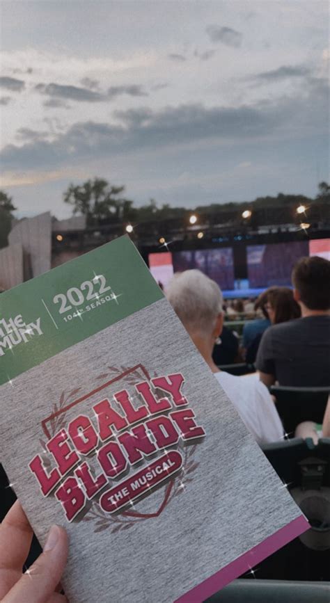 Legally Blonde The Musical Playbill St Louis The Muny Forest