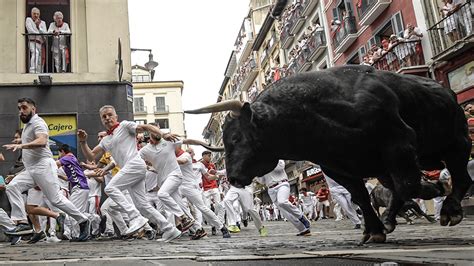 Quinto Encierro De San Ferm N Con Toros De La Ganader A Gaditana De