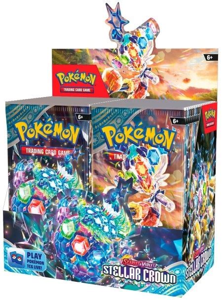 Pokémon TCG Pokémon SV7 Stellar Crown Booster Display EN Good