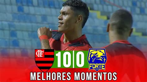 FLAMENGO 10 X 0 FORTE RIO BANANAL MELHORES MOMENTOS COPINHA 2022