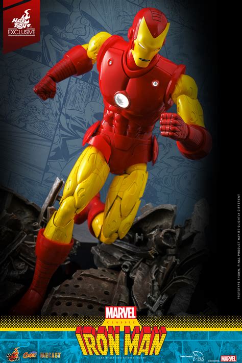 Marvel Comics Classic Iron Man Figure By Hot Toys The Toyark News