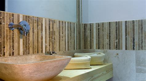 Mosaik Aus Travertin Planks Tuscany Mix Moderno Pietre Di Rapolano