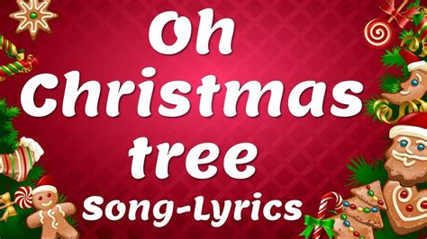 Oh Christmas tree with lyrics - YouTube