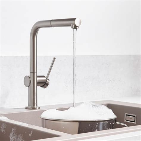 Hansgrohe Talis M Kitchen Mixer Tap Pull Out Spout Swivelling