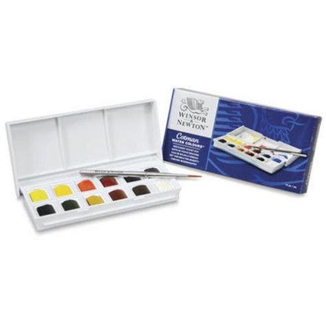 Estojo Aquarela Pastilha C W N Cotman Winsor Newton Tintas