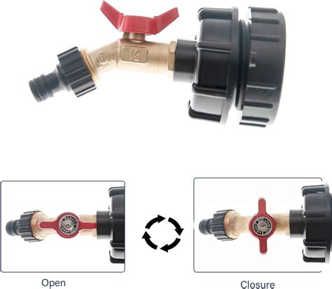 IBC Tote Fittings Adaptador De Bolsa IBC De 275 330 Galones