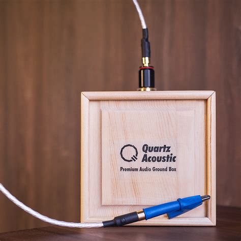 Qa Premium Audio Ground Box With Crocodile Clip Cable Included Quartz