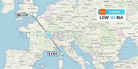 U28461 Flight Status EasyJet London To Bastia EZY8461