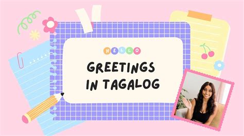 Greetings In Tagalog Youtube