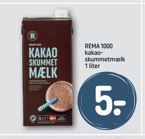 REMA 1000 kakao skummetmælk tilbud hos Rema 1000