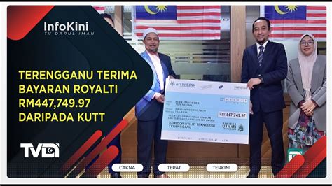 Terengganu Terima Bayaran Royalti RM447 749 97 Daripada KUTT YouTube