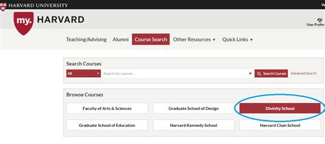 Finding Courses in my.harvard | Harvard Divinity School