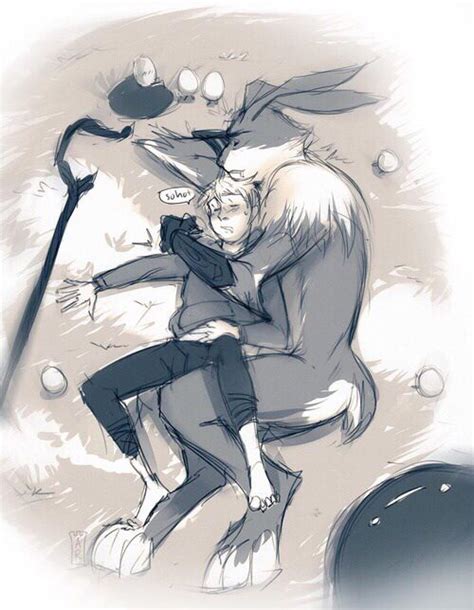 Bunnymund And Jack Rise Of The Guardians Jake Frost Romantic Anime