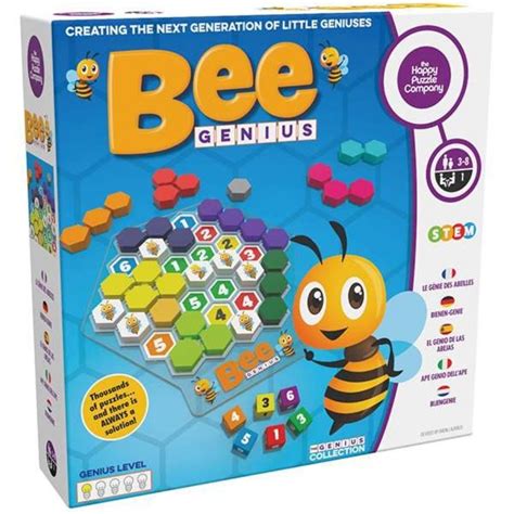 The Happy Puzzle Company Bee Genius Game Puzzle Stem Game Kidzinc