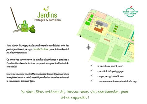 Un Projet De Jardins Partag S Saint Martin D Auxigny