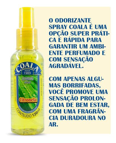 Coala Unidades De Odorizante Spray Citronela Ml Mercadolivre