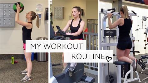 My Workout Routine Gym Youtube