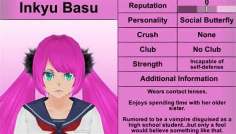 Inkyu Basu Wiki Yandere Simulator Amino