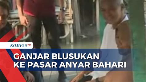 Bacapres Ganjar Blusukan Ke Pasar Bahari Naik Getek Yang Pernah