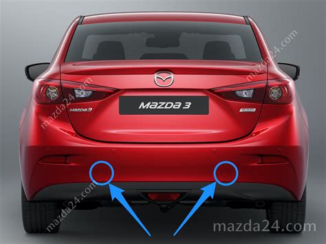 Rear Bumper Tow Hook Cover For Mazda Sedan