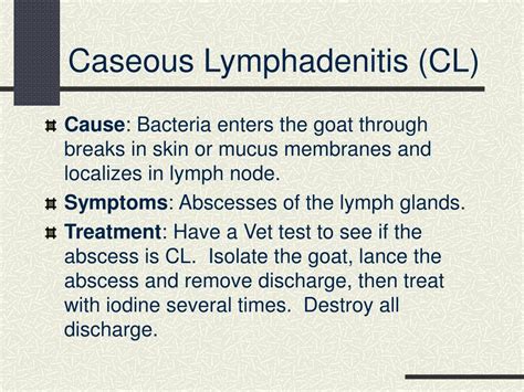 Ppt Common Goat Diseases Signs Prevention And Treatment Powerpoint