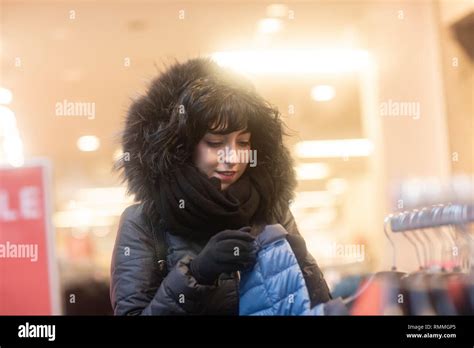 Woman clothes shopping, Germany Stock Photo - Alamy