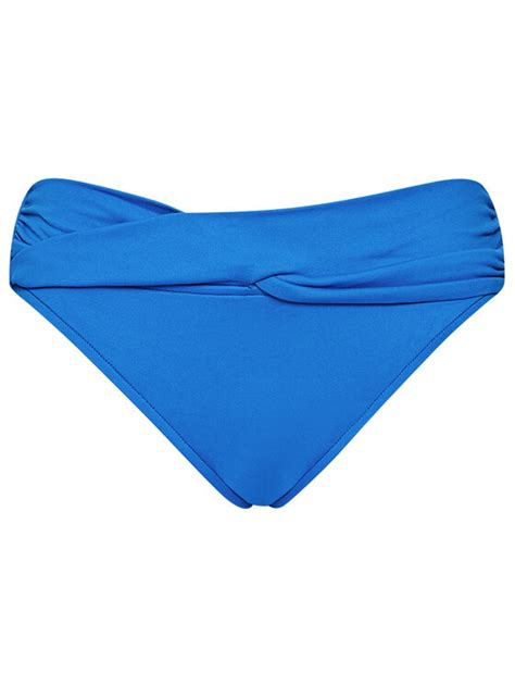 Seafolly Dół od bikini Twist Band S4320 065 Niebieski Modivo pl