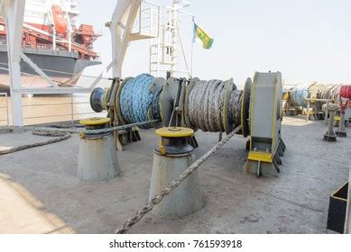 Mooring Gear On Cargo Ship Stock Photo Shutterstock