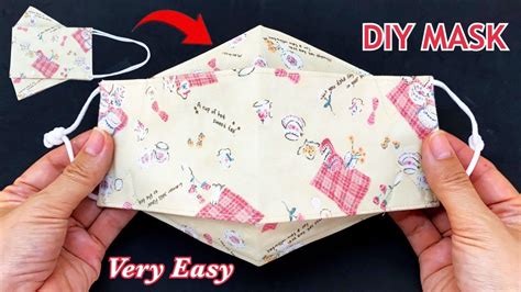 New Style Very Easy Mask Diy Breathable Face Mask Easy Pattern Sewing Tutorial For Beginner At