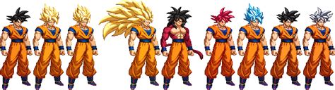 Goku Transformations (Updated) by Spartan-A21 on DeviantArt