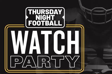 Oct 5 Legacy Hall Thursday Night Football Watch Party Chicago