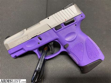 Armslist For Sale New Taurus G C Mm Dark Purple Stainless With