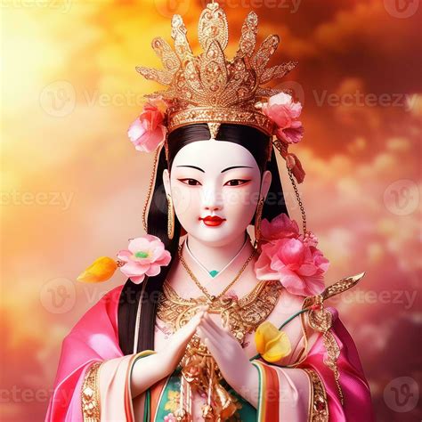 Beautiful Guanyin Bodhisattva 25144521 Stock Photo At Vecteezy