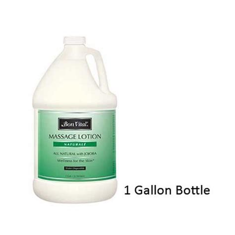 Bon Vital Naturale Massage Lotion 1 Gallon Bottle