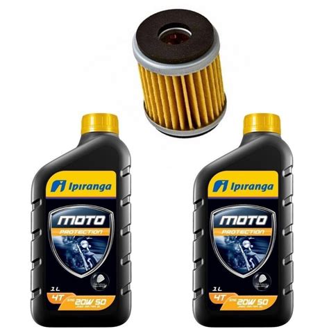 Kit Troca Oleo Filtro Fazer 250 Lander X Max 20w50 Ipiranga No Shoptime