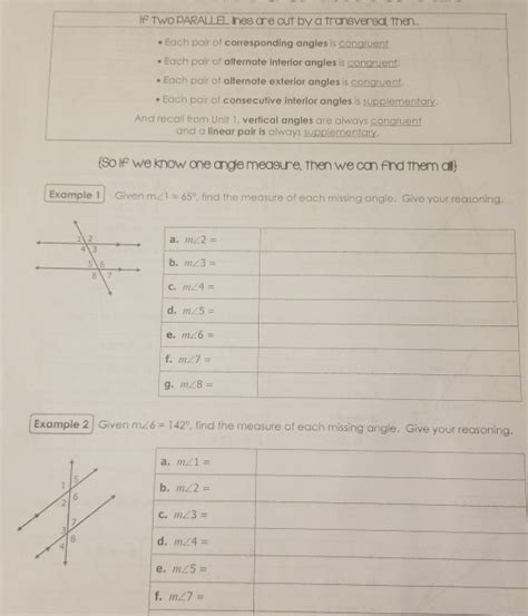 Gina Wilson Unit 3 Geometry Parallel Lines And Transversals Unit 3 Parallel Lines And