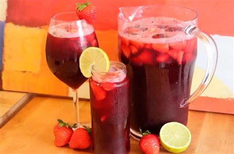 Receta Original De Agua De Jamaica Con Fresa Comidasmexicanas Net