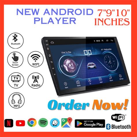 Ettro Style 2023 Car Stereo Android Player 7 9 10 Inches Quad Core Car