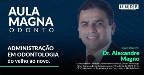 Aula Magna Odontologia Administra O Em Odontologia Do Velho Ao