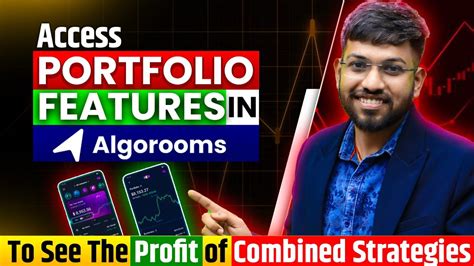 How To Access My Portfolio Features On Algorooms Youtube