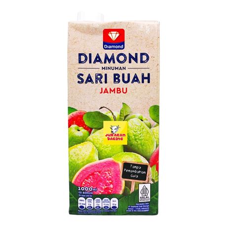 Jual Diamond Juice Guava Uht No Added Sugar 1l Shopee Indonesia