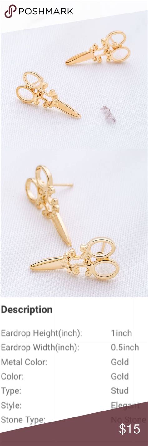 Scissor Stud Earrings Perfect Gift For Hairdressers