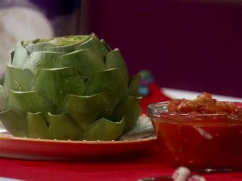 HG Hot Couple Sassy N Steamy Artichoke With Salsa Recipe Chef S Resource Recipes
