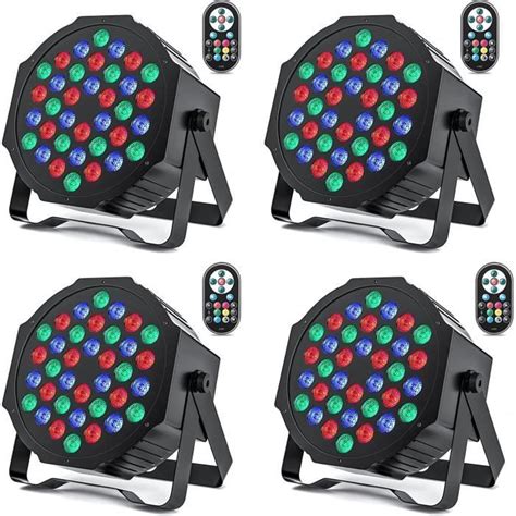 Lampe De Sc Ne Led Par Lumi Res Disco W Dmx Rgbw Avec T L Commande