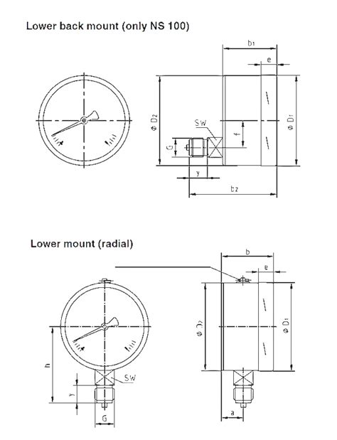 Wika Bar Pressure Gauge Surkon International