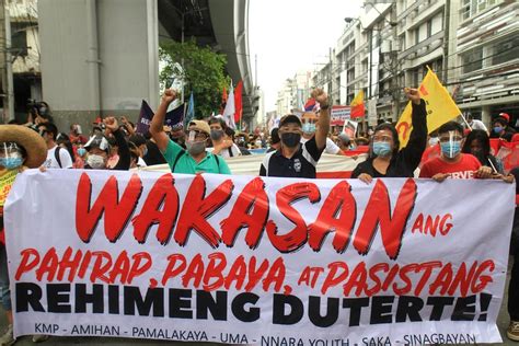 Ibat Ibang Militanteng Grupo Nagsagawa Ng Kilos Protesta