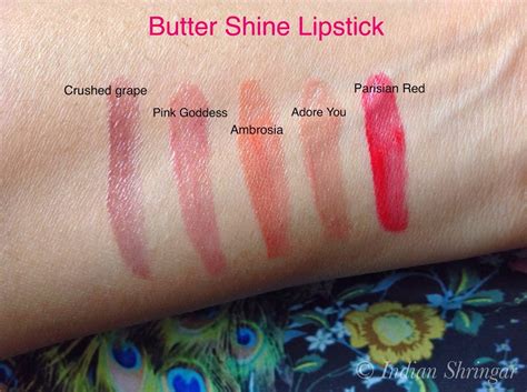 Clinique Butter Shine Lipstick Swatches The Bombay Brunette