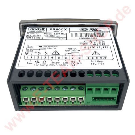 Digitalthermostat Dixell Mod Xr60cx 5n0c1 Für Ntc Oder Ptc Fühler 230v Online Kaufen