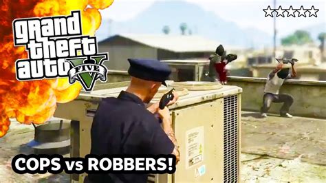 Cops Vs Robbers Gta Funny Moments Youtube