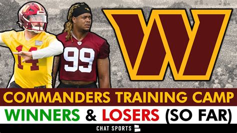 Washington Commanders Training Camp Winners Losers So Far Ft Sam